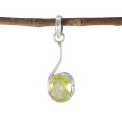 Sakura Yellow Romantic Elegant Pendant Lemon Quartz Yellow Yellow