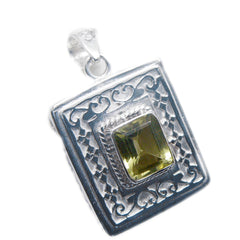 Kennedy Yellow Vintage Edgy Pendant