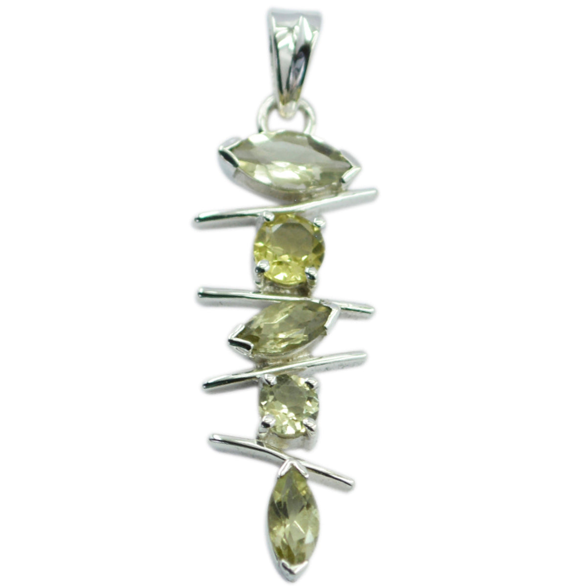 Carolina Yellow Eternity Slim Pendant