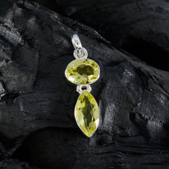 Giulia Yellow Contemporary Whisper-thin Pendant