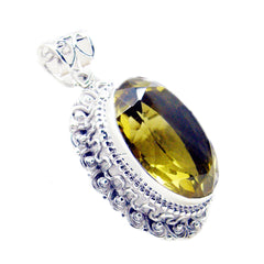 Olivia Yellow Rope-Wire Chunky Pendant
