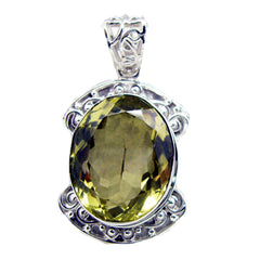 Penelope Yellow Rope-Wire Chunky Pendant Lemon Quartz Yellow Yellow