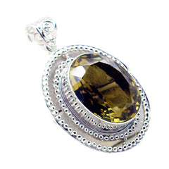 Riley Yellow Rope-Wire Chunky Pendant