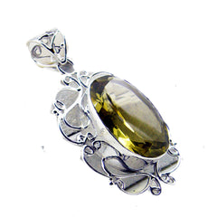 Sarah Yellow Rope-Wire Chunky Pendant