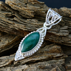 Ana Green Rope-Wire Eye-catching Pendant