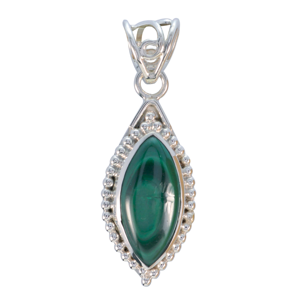 Ana Green Rope-Wire Eye-catching Pendant Malachite Green Green