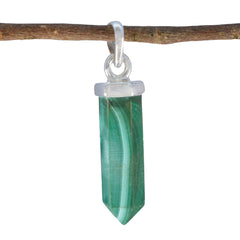 Lourdes Green wedding Tiny Pendant Malachite Green Green