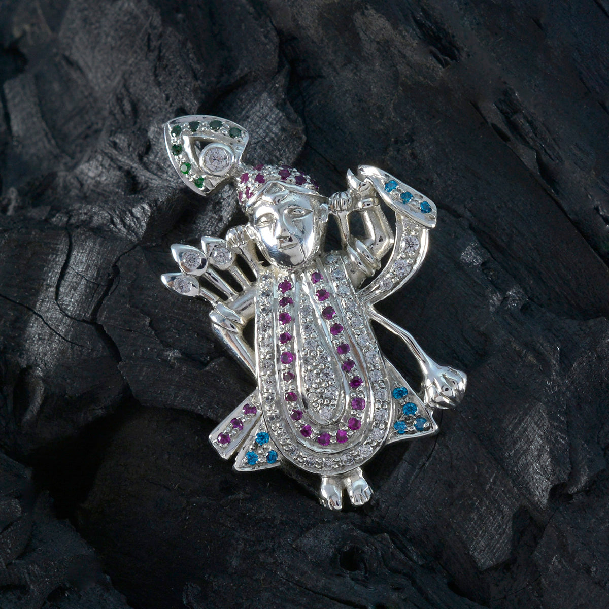 Zoey multicolor Heart Dainty Pendant