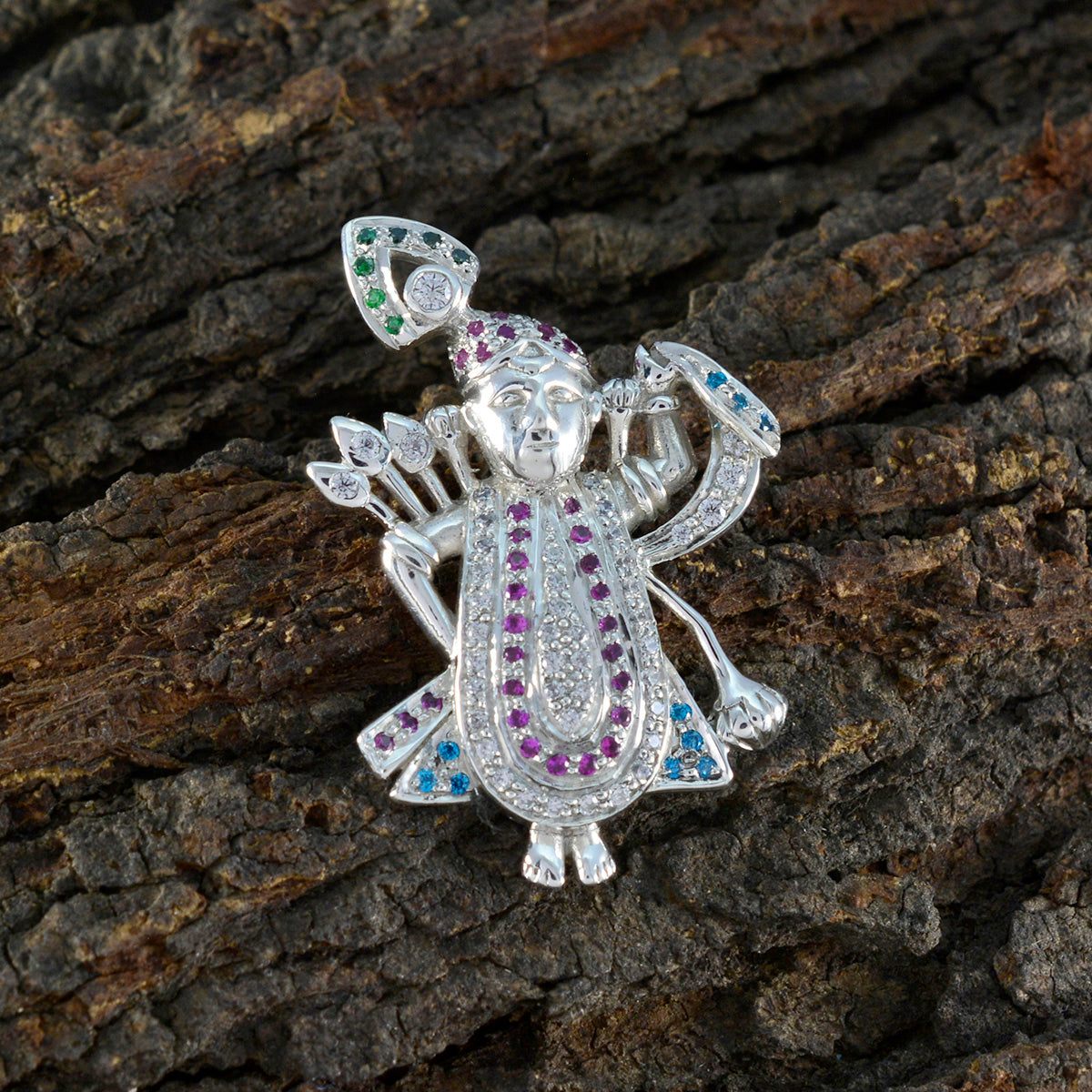 Zoey multicolor Heart Dainty Pendant