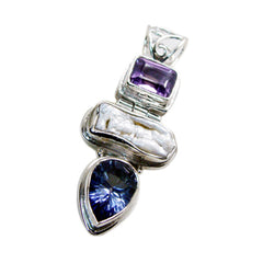 Camilla White Heritage Chunky Pendant