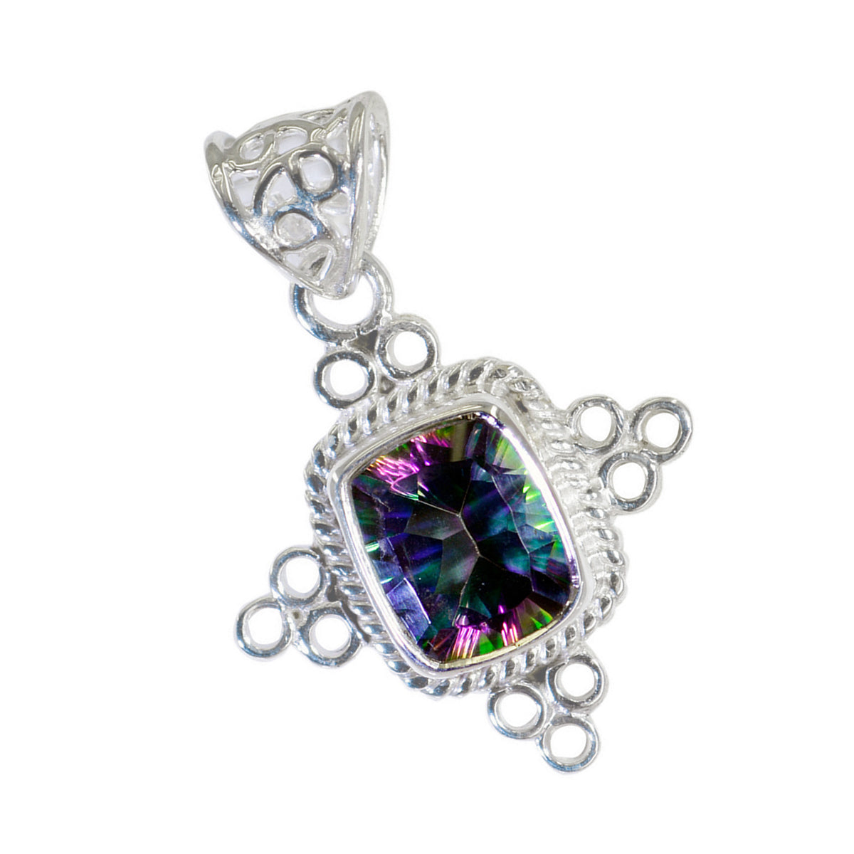 Hazel multicolor Rope-Wire Featherlight Pendant