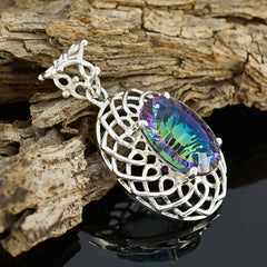 Lily multicolor Rope-Wire Chunky Pendant