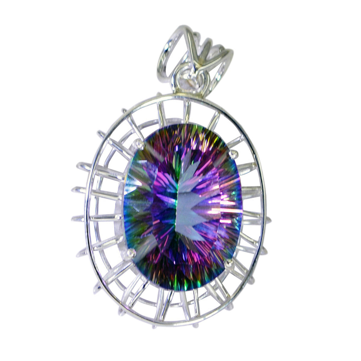 Gabriela multicolor Rope-Wire Statement Pendant