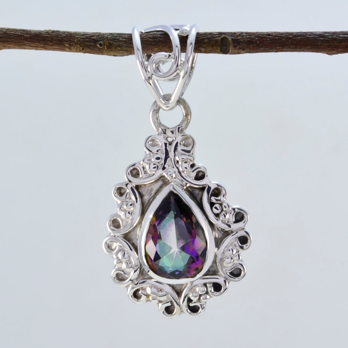 Hannah multicolor Rope-Wire Whisper-thin Pendant Mystic Quartz multicolor Multicolor