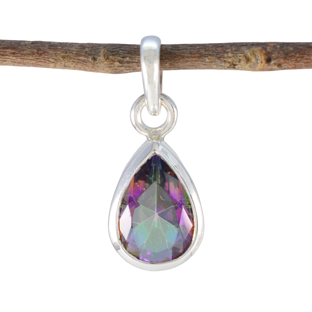 Wen multicolor Contemporary Elegant Pendant Mystic Quartz multicolor Multicolor