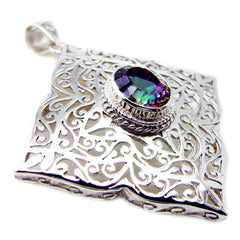 Amanda multicolor Victorian Chunky Pendant Mystic Quartz multicolor Multicolor