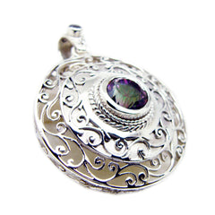 Isabella multicolor Art-Deco Statement Pendant