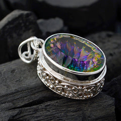 Inès multicolor Ethnic Statement Pendant