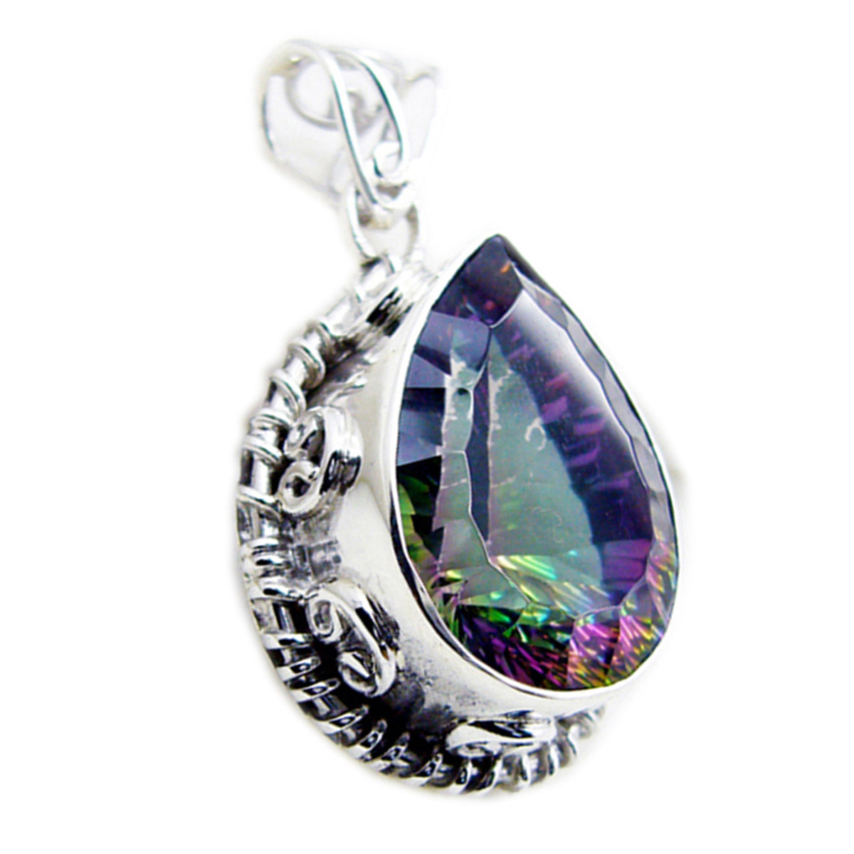 Hanna multicolor Rope-Wire Statement Pendant