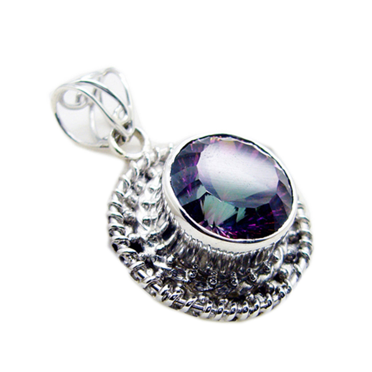 Emma multicolor Rope-Wire Statement Pendant