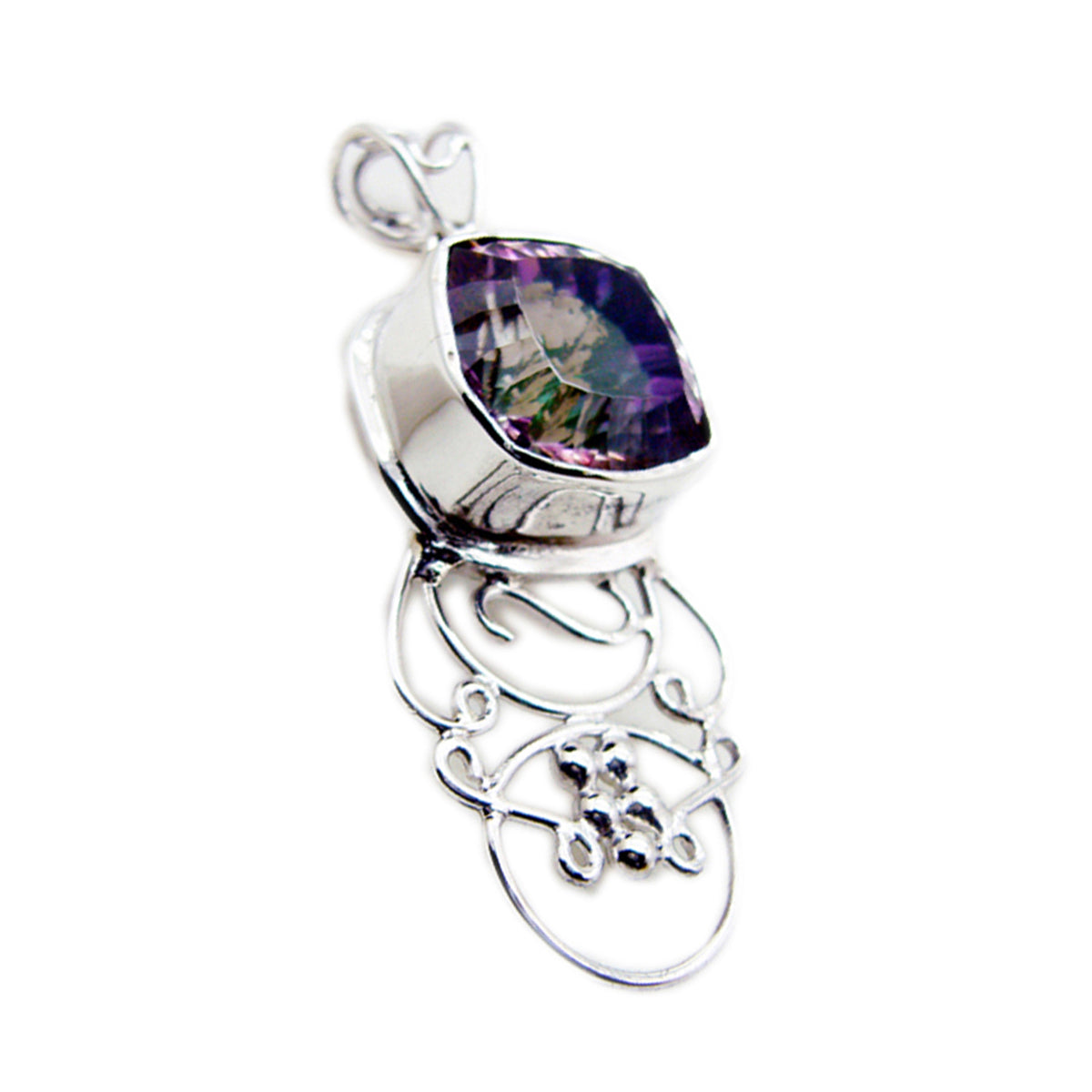 Carolina multicolor Rope-Wire Statement Pendant