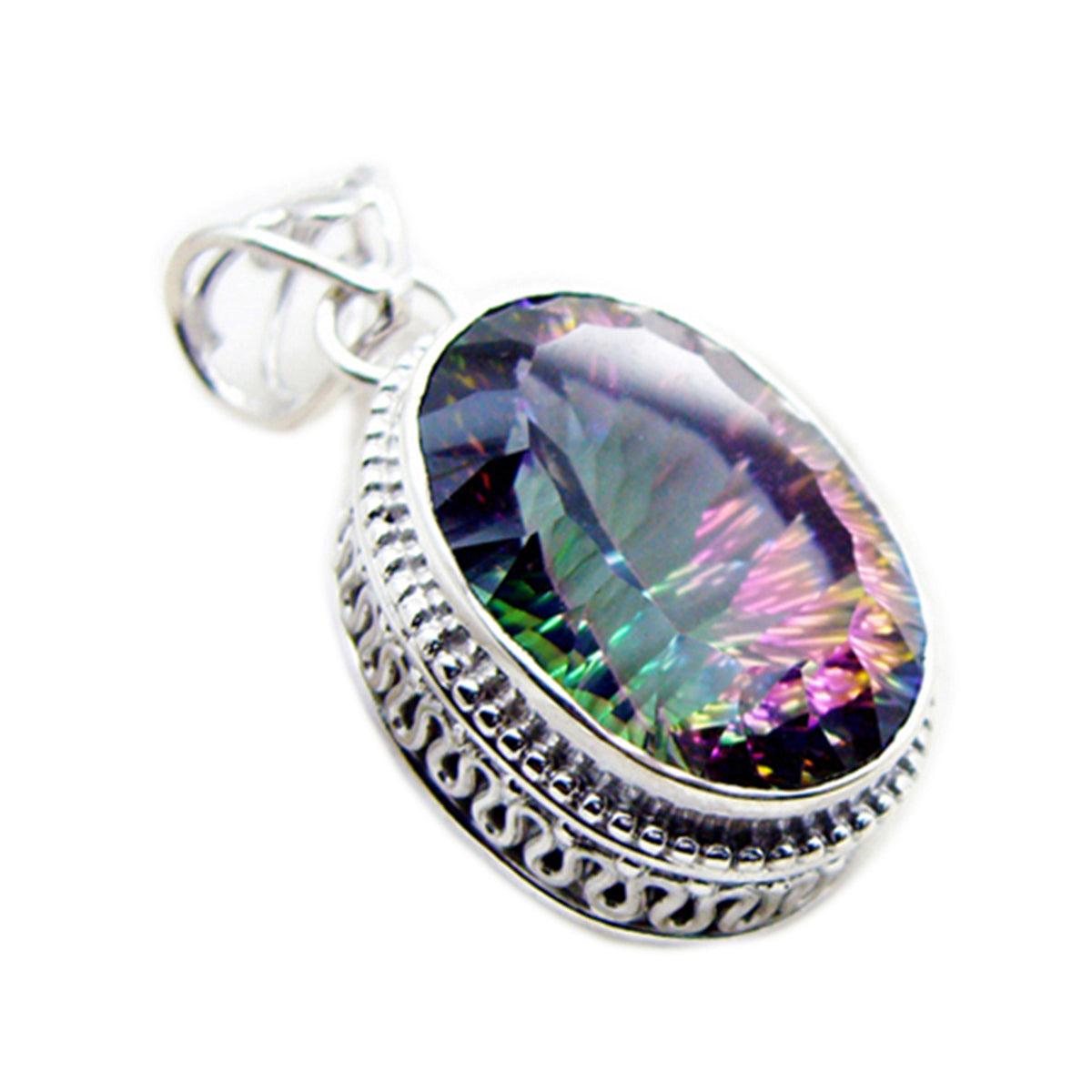 Natalia multicolor Rope-Wire Statement Pendant
