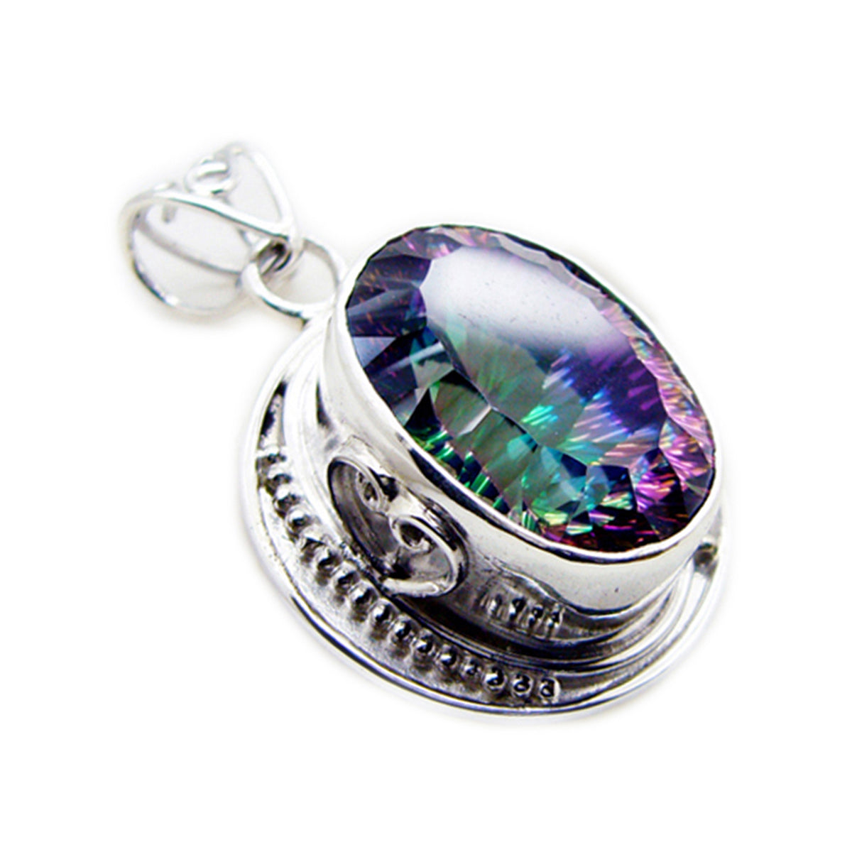 Pilar multicolor Rope-Wire Statement Pendant