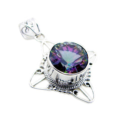Evelyn multicolor Rope-Wire Statement Pendant