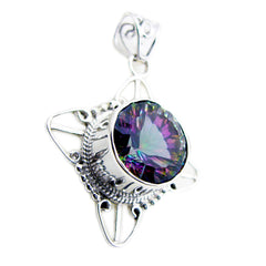 Evelyn multicolor Rope-Wire Statement Pendant