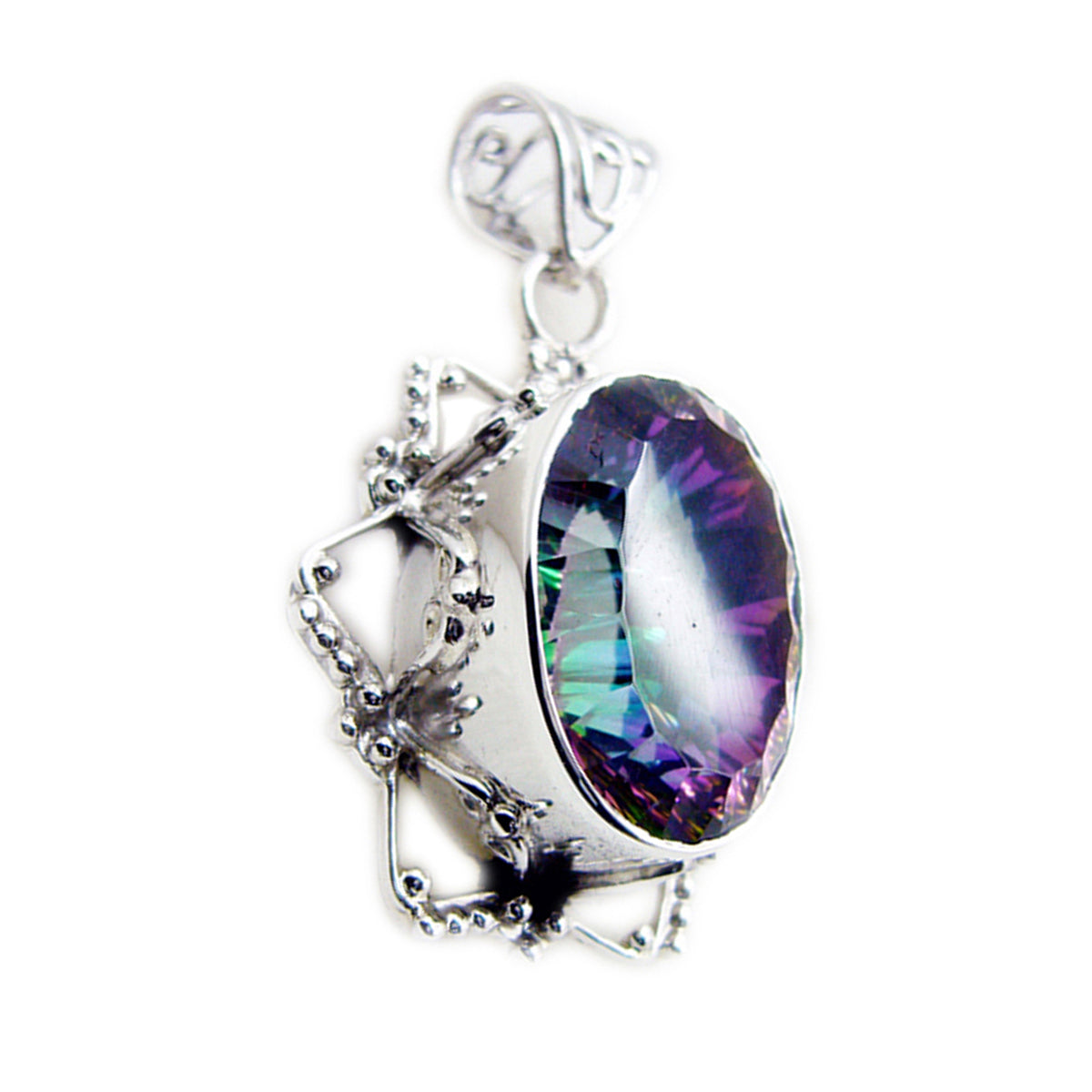 Teresa multicolor Rope-Wire Statement Pendant