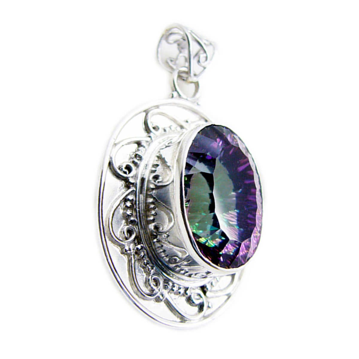Addison multicolor Rope-Wire Statement Pendant