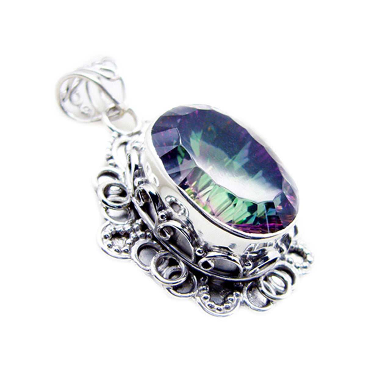 Alice multicolor Rope-Wire Statement Pendant