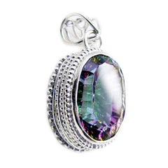 Alina multicolor Rope-Wire Statement Pendant