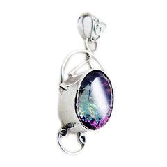 Audrey multicolor Rope-Wire Statement Pendant