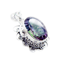 Ava multicolor Rope-Wire Statement Pendant