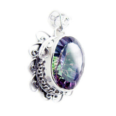 Ava multicolor Rope-Wire Statement Pendant