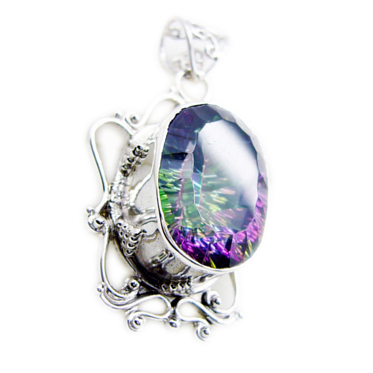 Bella multicolor Rope-Wire Statement Pendant