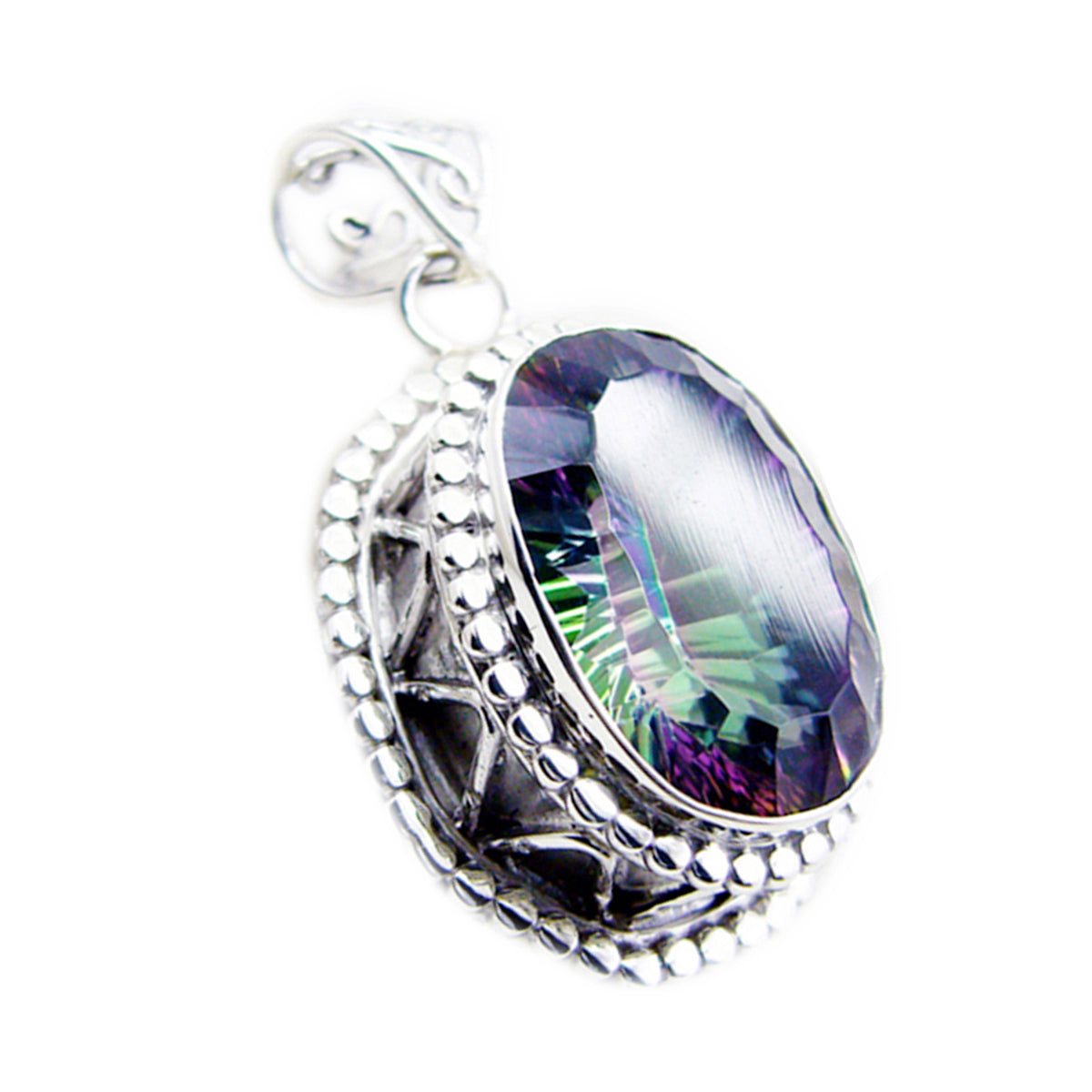 Bianca multicolor Rope-Wire Statement Pendant Mystic Quartz multicolor Multicolor
