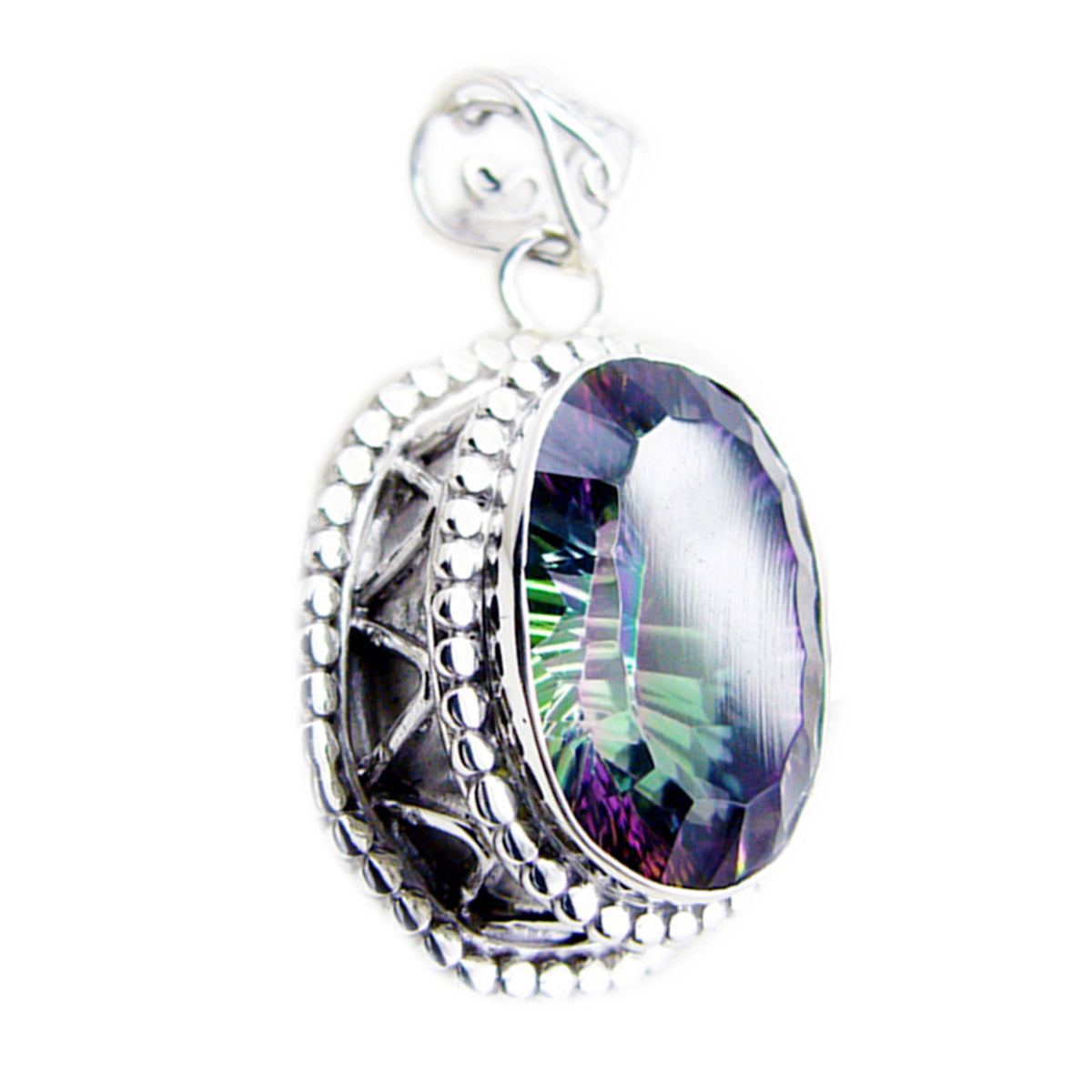 Bianca multicolor Rope-Wire Statement Pendant