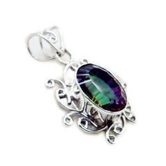 Clara multicolor Rope-Wire Statement Pendant