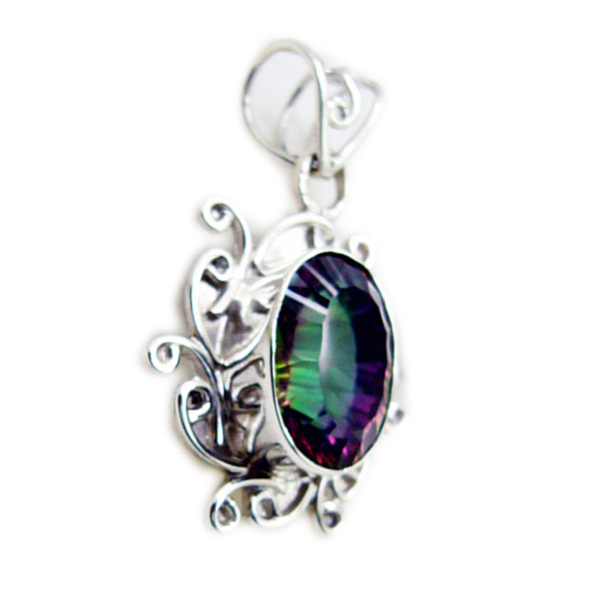 Clara multicolor Rope-Wire Statement Pendant