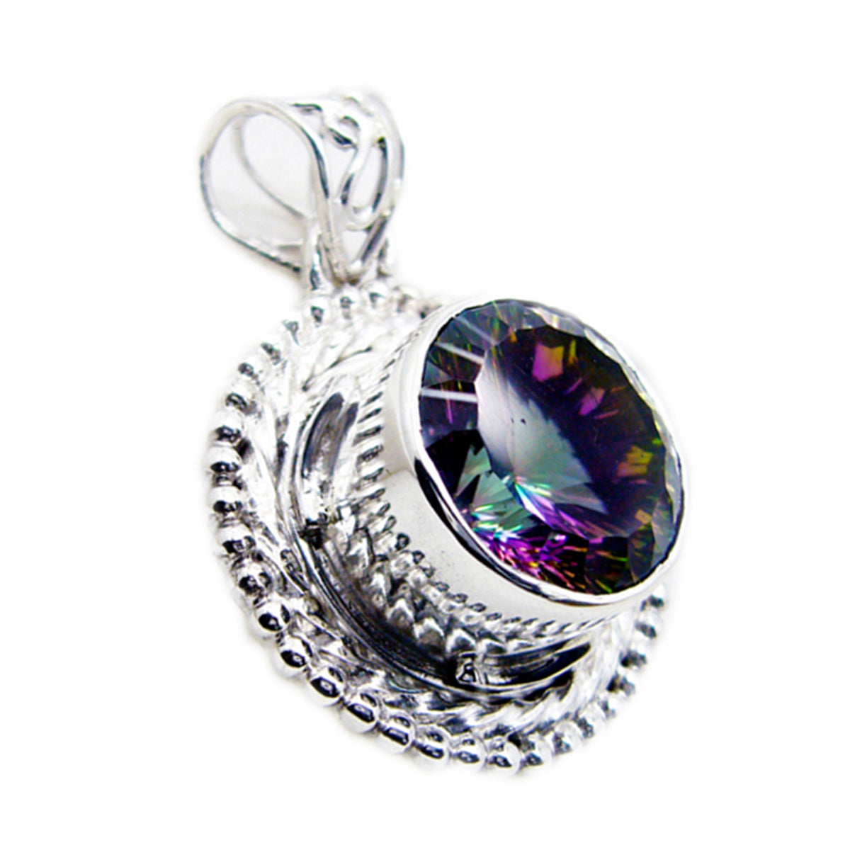 Genesis multicolor Rope-Wire Statement Pendant Mystic Quartz multicolor Multicolor