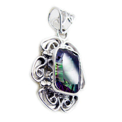 Leah multicolor Rope-Wire Statement Pendant
