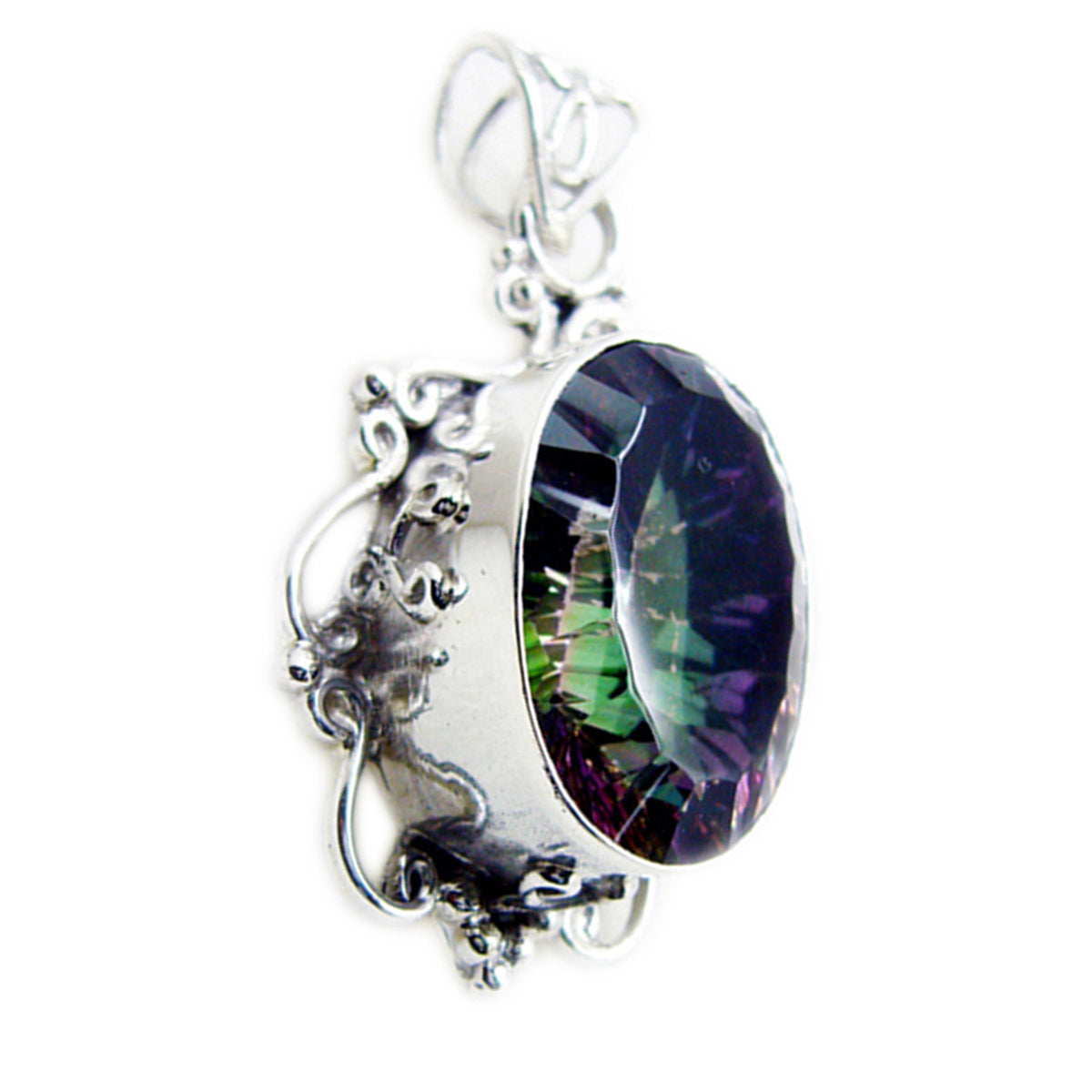 Claire multicolor Rope-Wire Statement Pendant
