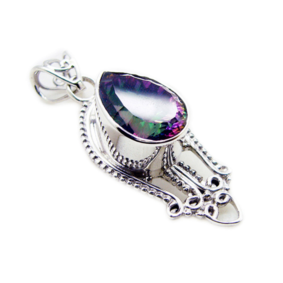 Isabel multicolor Rope-Wire Statement Pendant