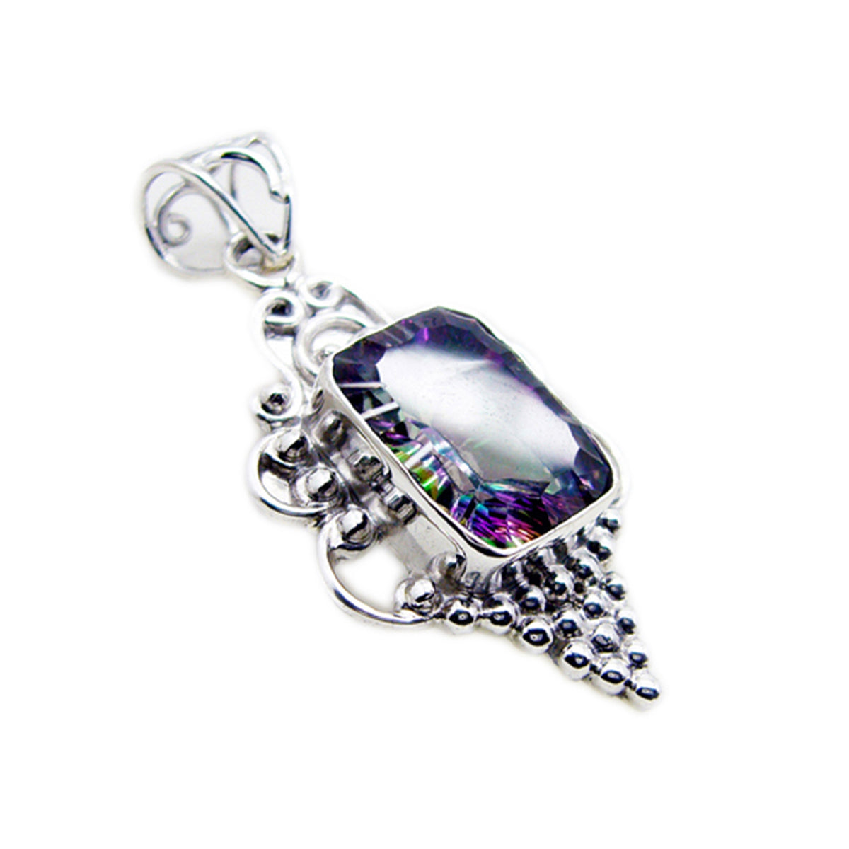 Lili multicolor Rope-Wire Statement Pendant