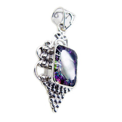 Lili multicolor Rope-Wire Statement Pendant