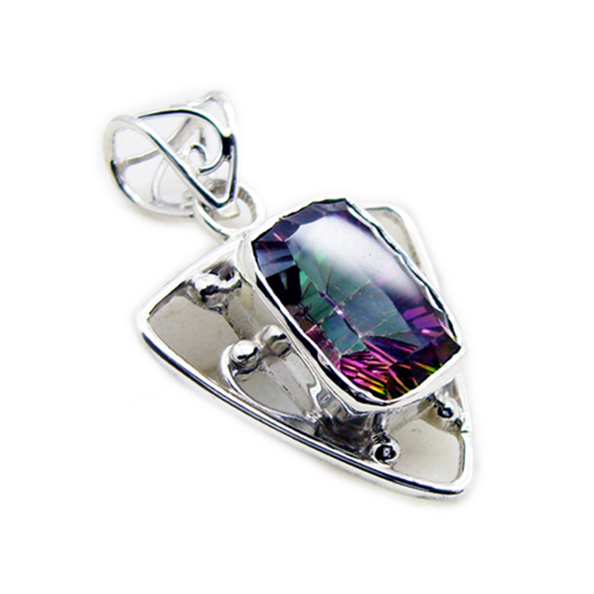 Lucia multicolor Rope-Wire Statement Pendant