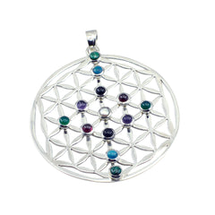 Penelope multicolor Retro Chunky Pendant Multi Stone multicolor Multicolor