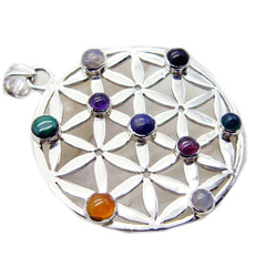 Genesis multicolor Filigree Statement Pendant